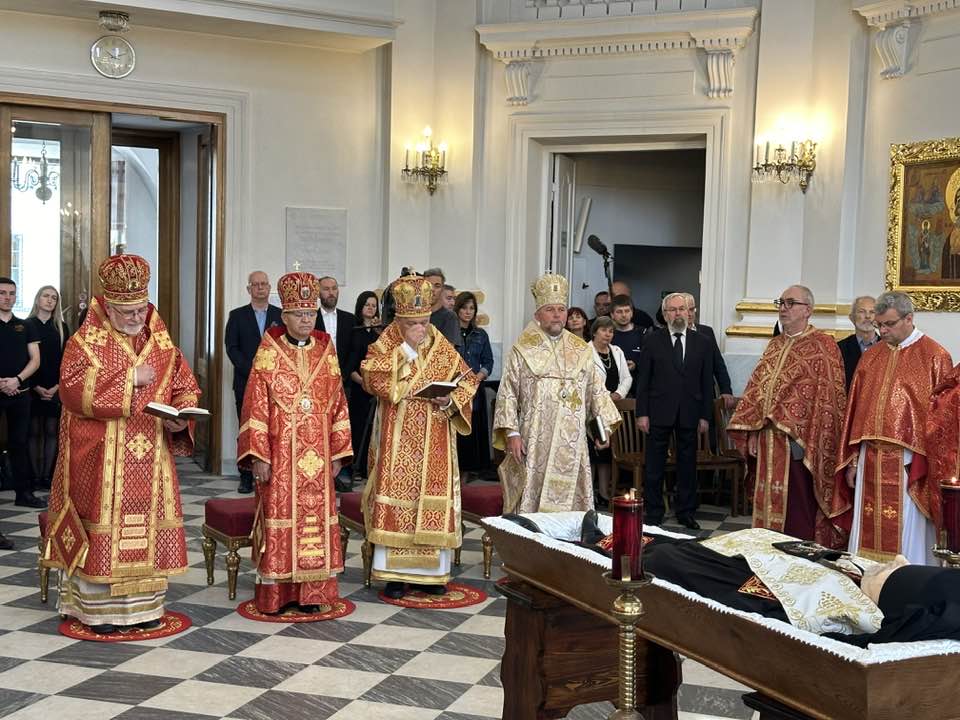 ПРОПОВІДЬ ВЛАДИКИ ВОЛОДИМИРА ЮЩАКА В ЧАСІ ПОХОРОНУ ВЛ. ВАСИЛЯ МЕДВІТА ЧСВВ