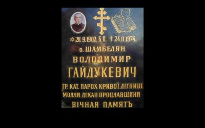 Отець Володимир Гайдукевич  (1908-1994) – 50 років від упокоєння