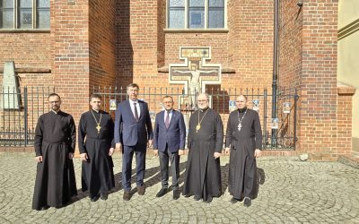 Візит посла України в Польщі Василя Боднара у Владики Володимира Ющака