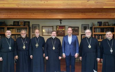Президент Світового конгресу українців вперше взяв участь у засіданнях Постійного Синоду УГКЦ