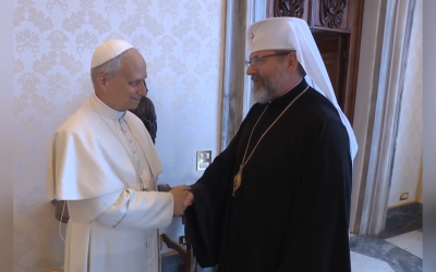 ПАПА ЛЕВ XIV ПРИЙНЯВ НА АУДІЄНЦІЇ ГЛАВУ УГКЦ.