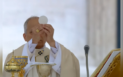 НЕХАЙ УРОЧИСТІСТЬ CORPUS DOMINI ДАСТЬ НАМ СИЛИ ЗДОЛАТИ КОЖНУ ЗНЕВІРУ – СВЯТІШИЙ ОТЕЦЬ ПАПА ЛЕВ XIV.