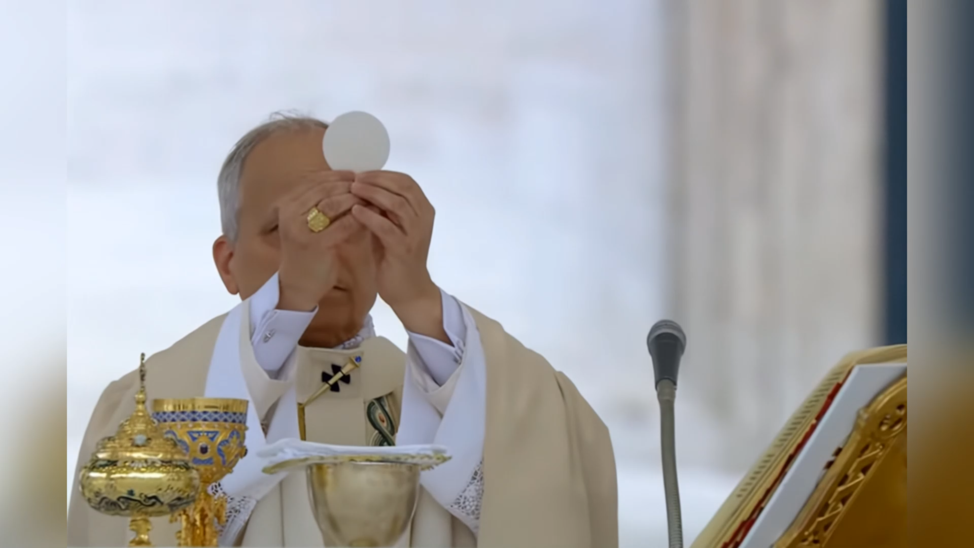 НЕХАЙ УРОЧИСТІСТЬ CORPUS DOMINI ДАСТЬ НАМ СИЛИ ЗДОЛАТИ КОЖНУ ЗНЕВІРУ – СВЯТІШИЙ ОТЕЦЬ ПАПА ЛЕВ XIV.