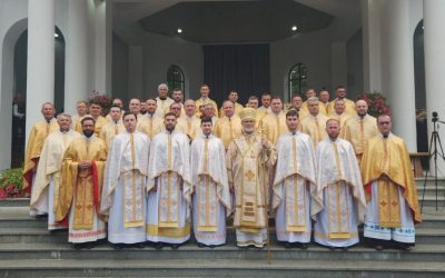 Владика Володимир Ющак висвятив п’ять ієромонахів у крехівському монастирі