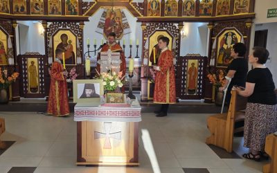 У Білому Борі, М’єнзибожу та Б’єліці молилися за упокій душі колишнього пароха бл. п. ієромонаха о. Якова ( Ярослава ) Мадзеляна.