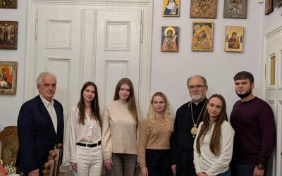 СТИПЕНДИСТИ З УКРАЇНИ З ВІЗИТОМ У ВЛАДИКИ ВОЛОДИМИРА