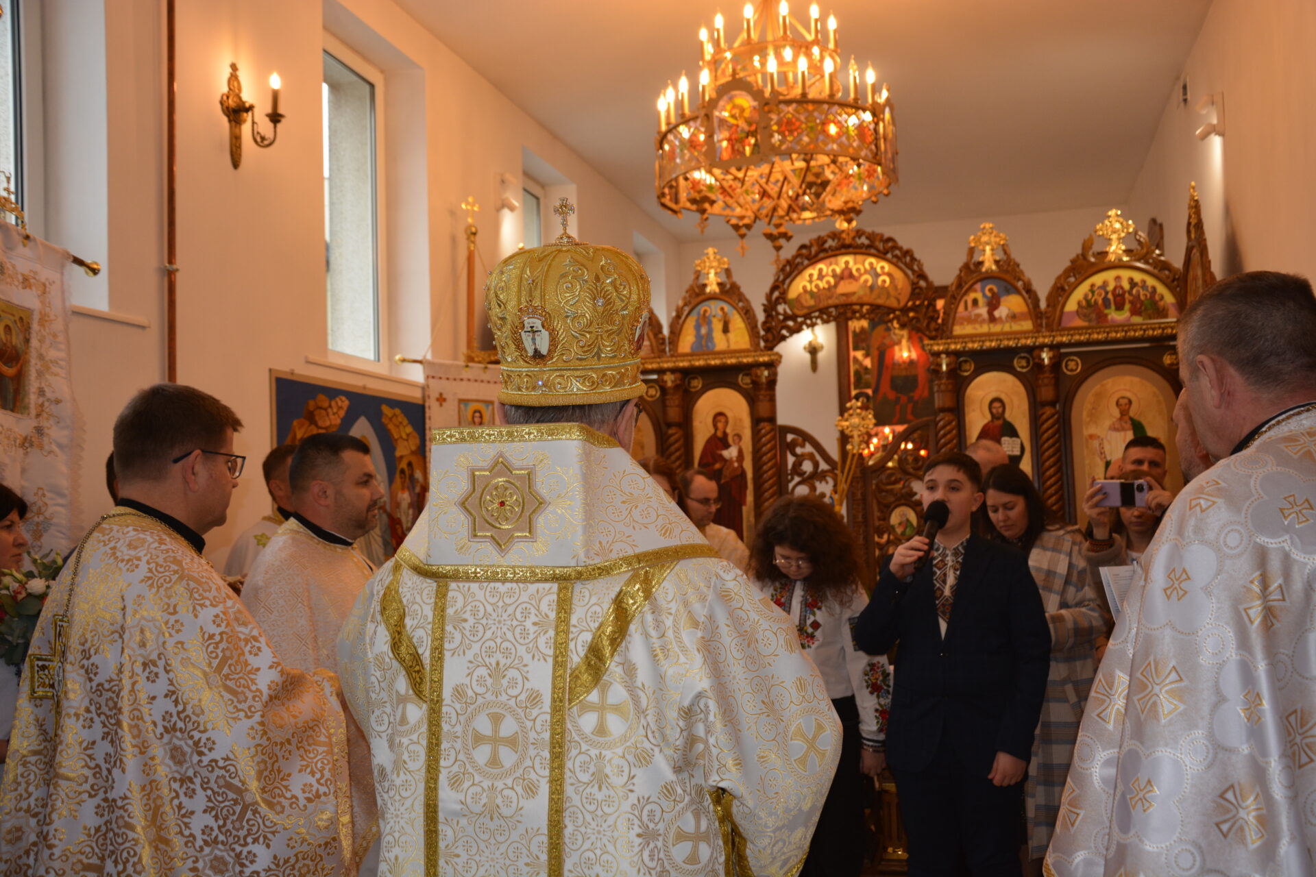 Parafia greckokatolicka w Bydgoszczy przeżywała uroczystość poświęcenia ikonostasu