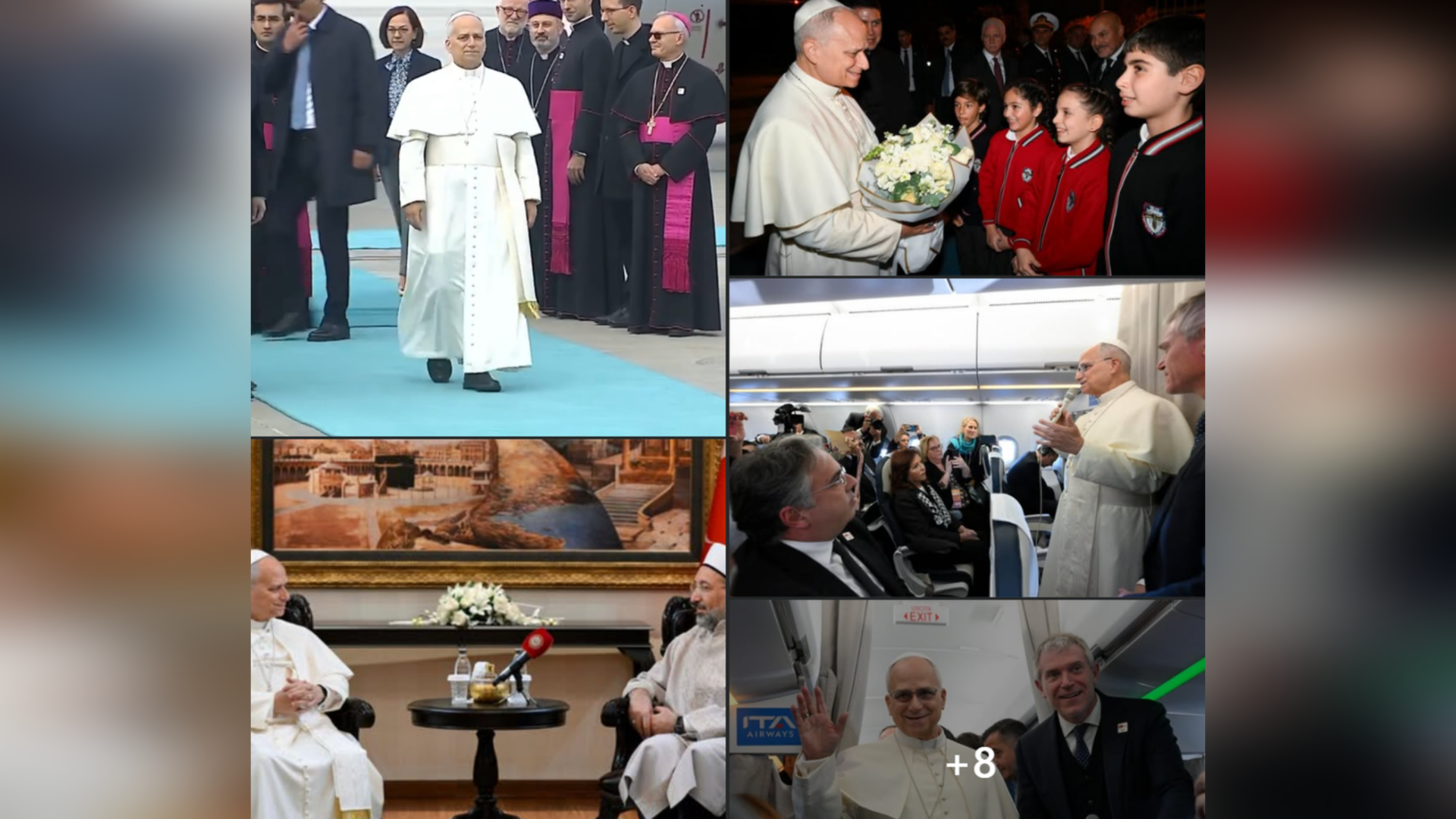 ПАПА ЛЕВ XIV ВИРУШИВ У СВОЮ ПЕРШУ АПОСТОЛЬСЬКУ ПОДОРОЖ ДО ТУРЕЧЧИНИ ТА ЛІВАНУ.