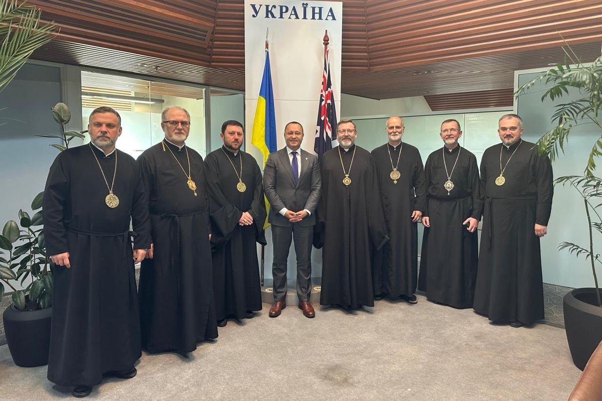 Владики Постійного Синоду УГКЦ зустрілися з Послом України в Австралії