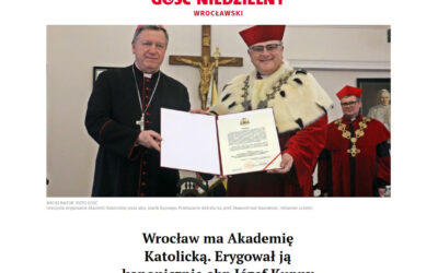 Владики Володимир та Маріуш взяли участь в святі Папського Богословського Факультету та канонічному заснуванні Католицької Академіїї у Вроцлаві