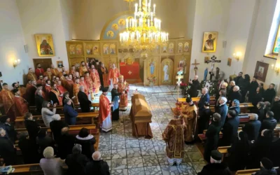 В Члухові проходили похоронні торжества бл. п. Софії Попович