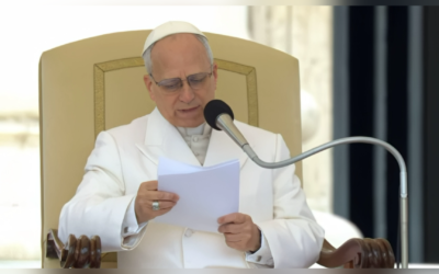 ЦЕРКВА ПРИСУТНЯ ВСЮДИ, ДЕ МИРЯНИ СВІДЧАТЬ СПРАВЕДЛИВІСТЬ І МИР – СВЯТІШИЙ ОТЕЦЬ ПАПА ЛЕВ XIV.