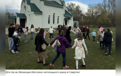 МІЖ ЧОРНОБИЛЕМ І ВІЙНОЮ – СВІДЧЕННЯ СЛАВУТИЧА ПРО БІЛЬ, ПАМ’ЯТЬ І НАДІЮ – О. ЮРІЙ ЛОГАЗА ПАРОХ УГКЦ В МІСТІ СЛАВУТИЧІ.