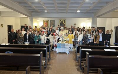 Владика Маріуш Дмитерко здійснив візит до душпастирського осередку в Сосновці