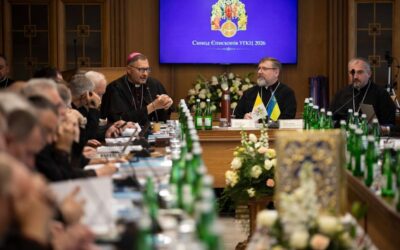 «Дотик до ран війни стає для вас і для Церкви благословенням», — архиєпископ Вісвальдас Кульбокас до єпископів УГКЦ