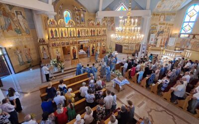 ПАРАФІЯ УСПІННЯ ПРЕСВЯТОЇ БОГОРОДИЦІ В ЛІГНИЦІ ВІДЗНАЧИЛА СВІЙ ХРАМОВИЙ ПРАЗНИК